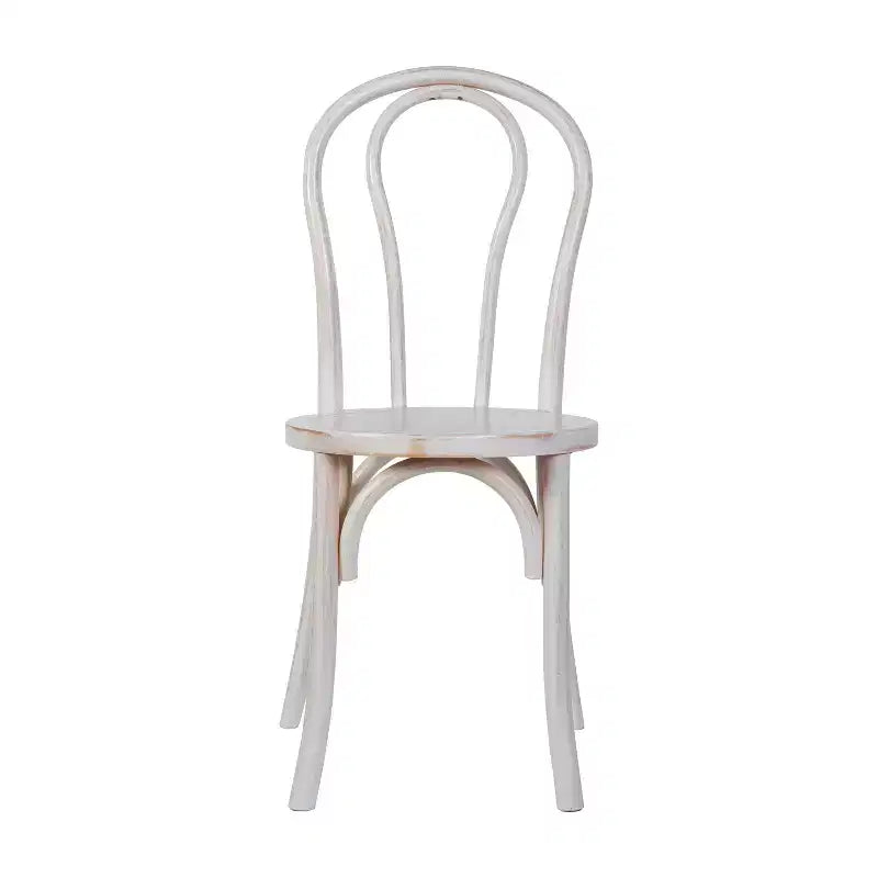 Chaise de salle à manger empilable en bois massif style Thonet