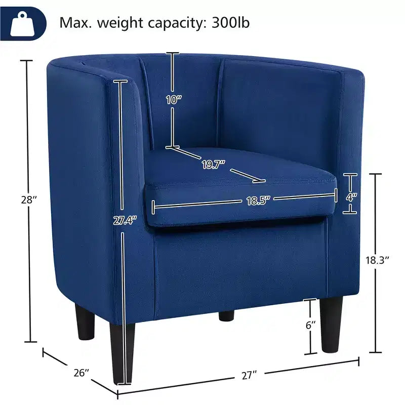 Fauteuil Club pour Salon, Chambre, Salle de Réception