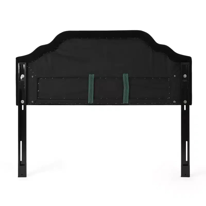 Tête de lit capitonnée Luella avec clous décoratifs – Grand lit/Très grand lit