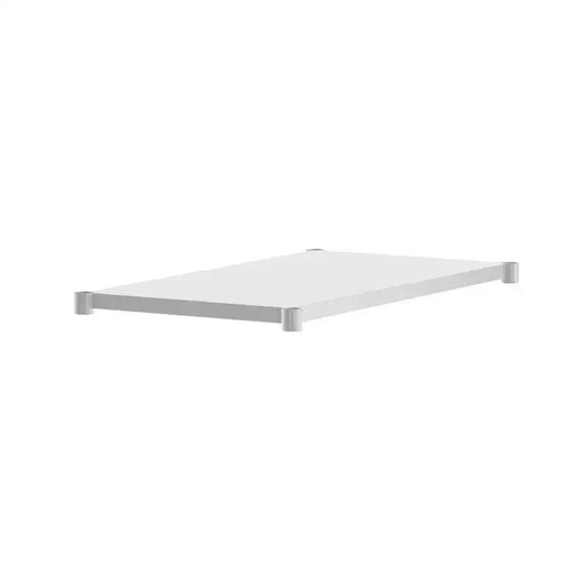 Flash Furniture Galvanized Under Shelf for Prep and Work Tables - Adjustable Lower Shelf for Stainless Steel Tables