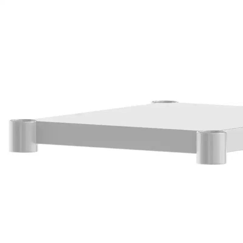Étagère inférieure galvanisée pour tables de préparation et de travail - Étagère inférieure réglable pour tables en acier inoxydable