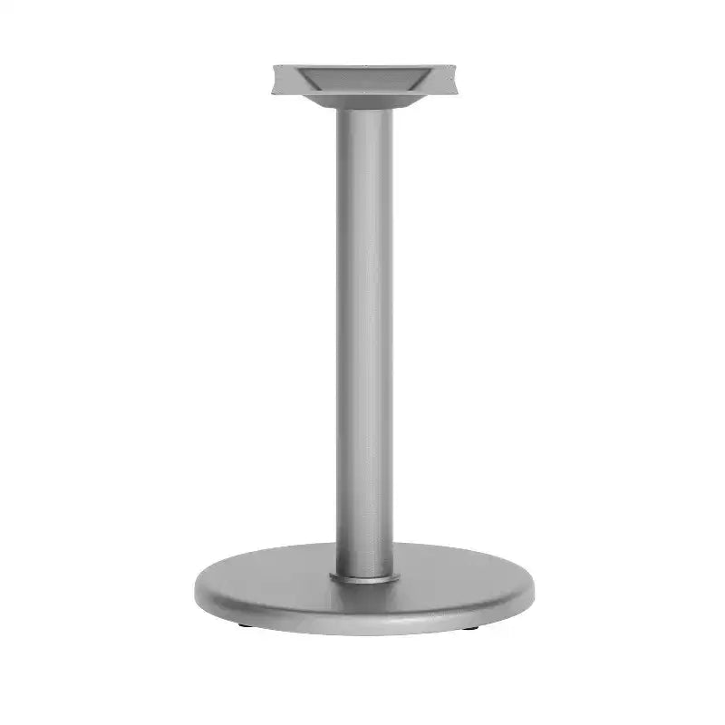 Pied de table de restaurant rond de 18 po avec colonne de 3 po de diamètre pour table haute