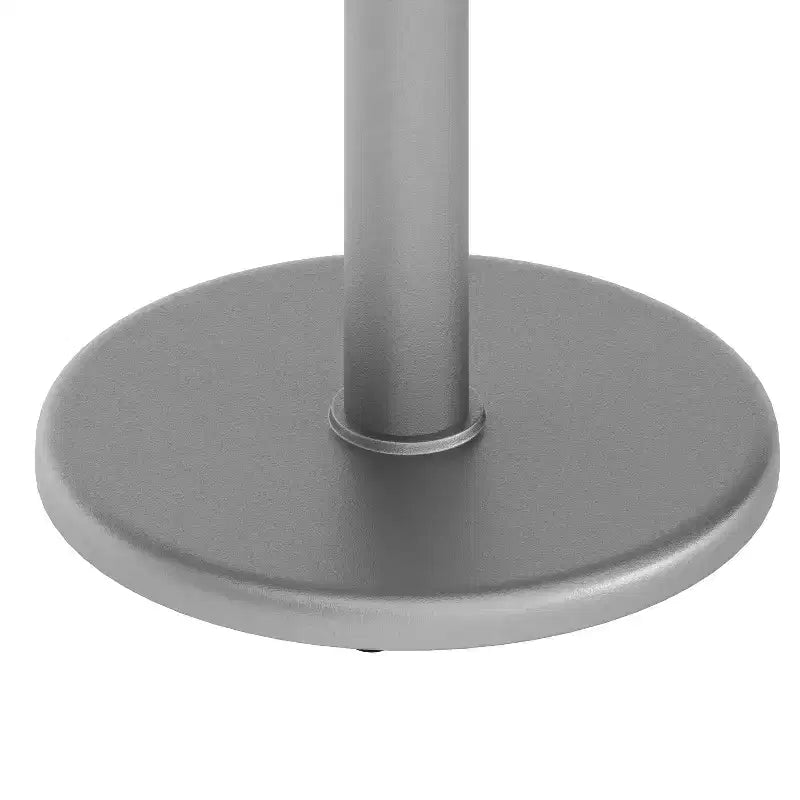 Pied de table de restaurant rond de 18 po avec colonne de 3 po de diamètre pour table haute