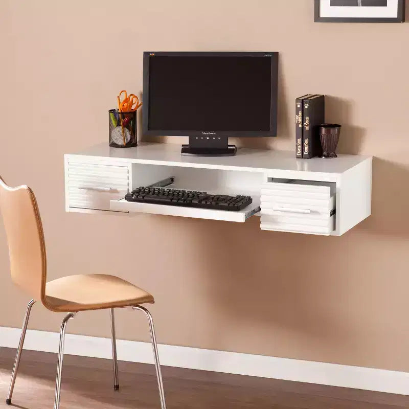 Bureau mural Simon - Blanc