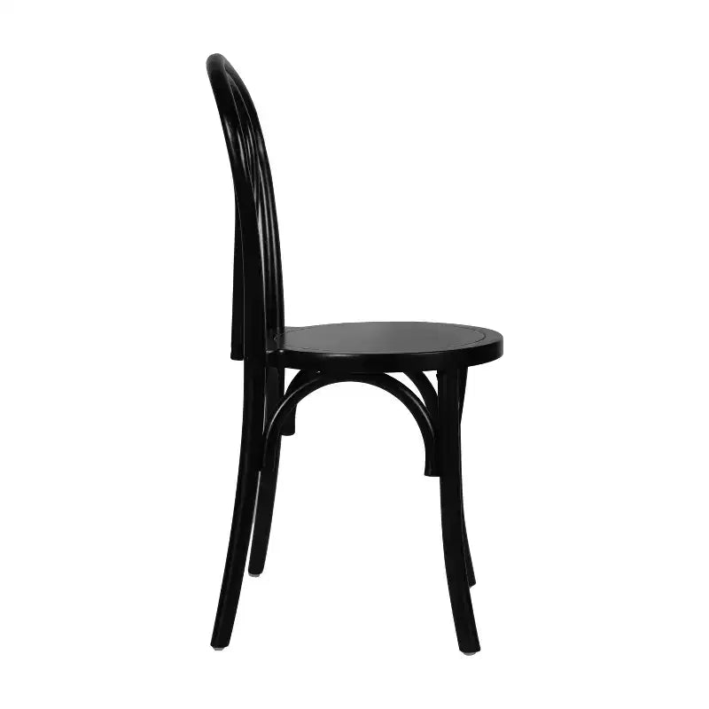 Chaise de salle à manger empilable en bois massif style Thonet