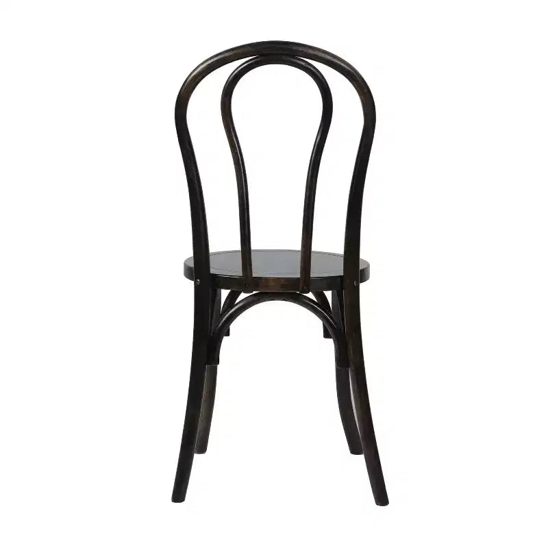 Chaise de salle à manger empilable en bois massif style Thonet