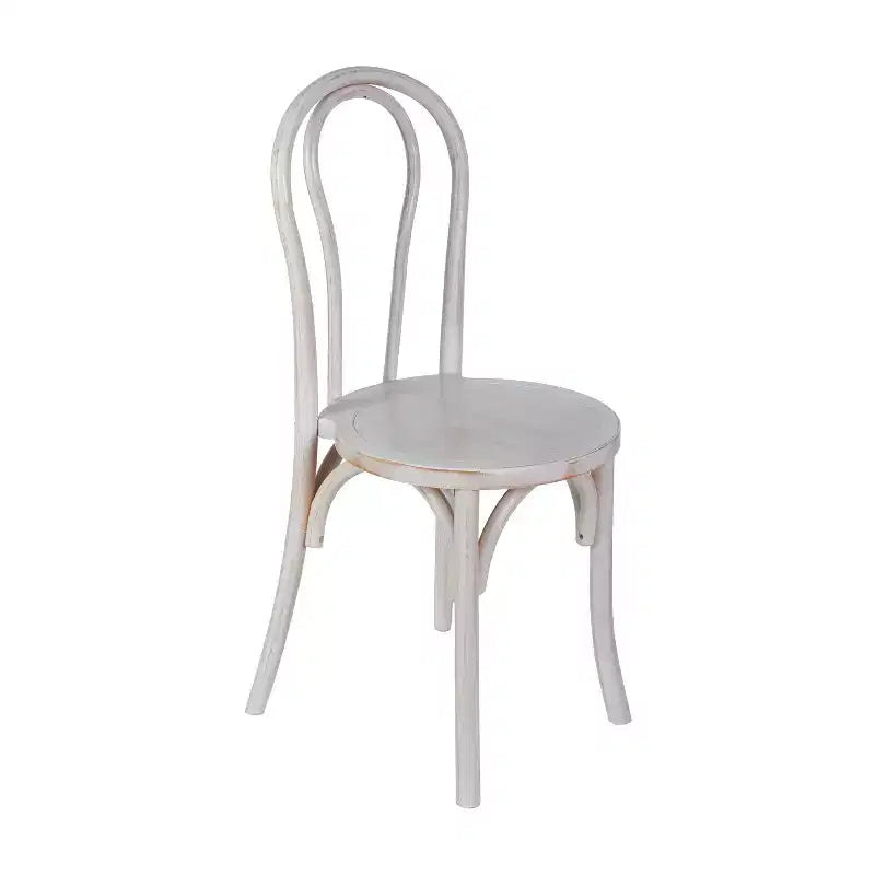 Chaise de salle à manger empilable en bois massif style Thonet