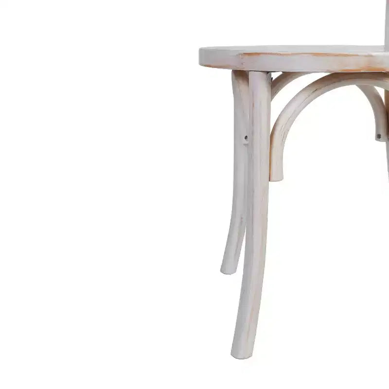 Chaise de salle à manger empilable en bois massif style Thonet