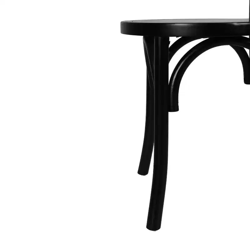 Chaise de salle à manger empilable en bois massif style Thonet