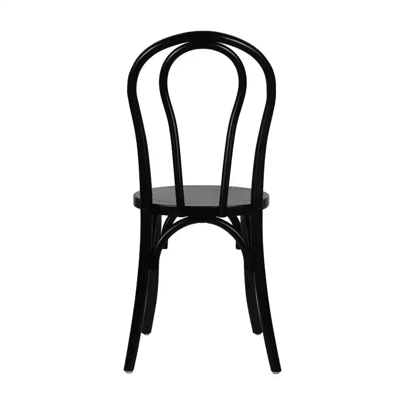 Chaise de salle à manger empilable en bois massif style Thonet