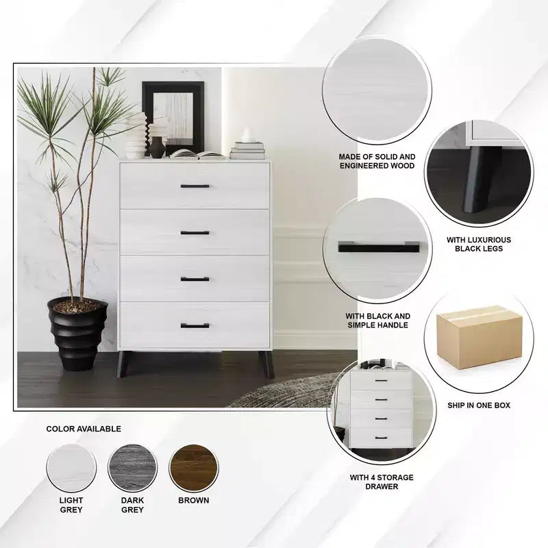 Commode à 4 tiroirs