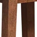 Tabouret de bar pivotant Basila en bois avec finition en tissu